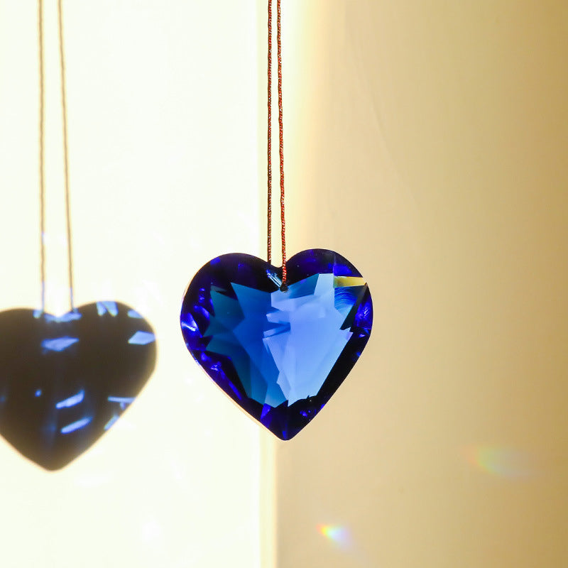 Suncatcher Prism Hantverk hängande hjärta