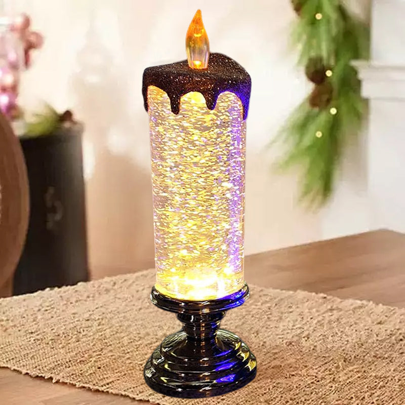 LED Julljus Uppladdningsbara Med Glitter