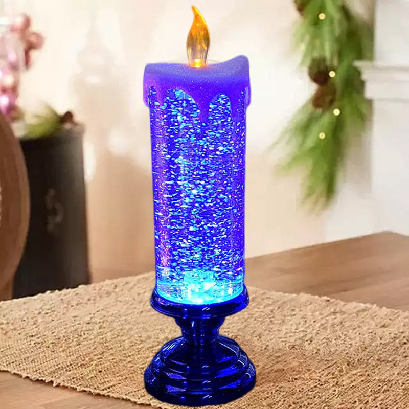LED Julljus Uppladdningsbara Med Glitter