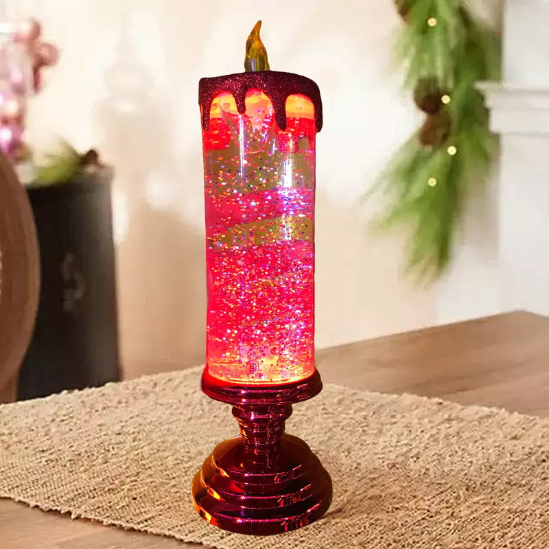 LED Julljus Uppladdningsbara Med Glitter
