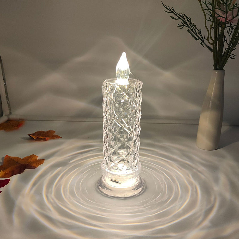 Rose Shadow LED flamlöst ljus