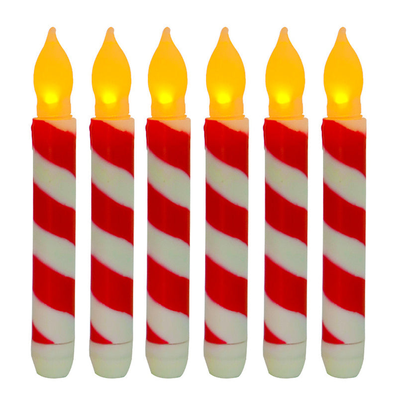 Juldekoration levande ljus(6 st)