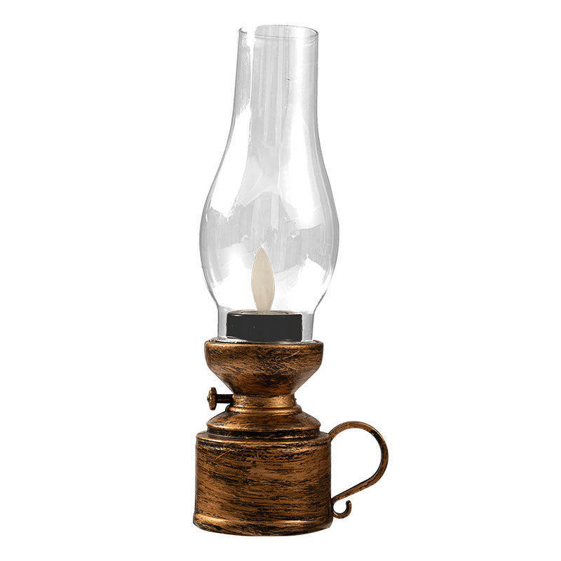 Jul retro glödande elektronisk fotogenlampa dekoration
