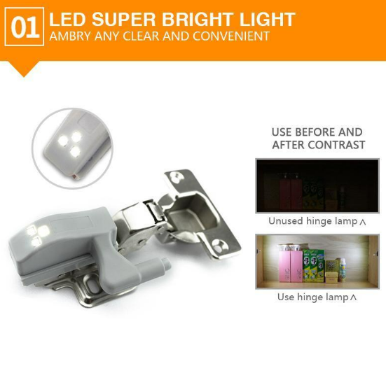 Smart sensorkabinett LED-ljus