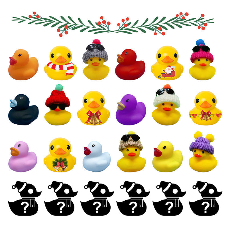 Adventskalender - 24 Gummiankor för Barn