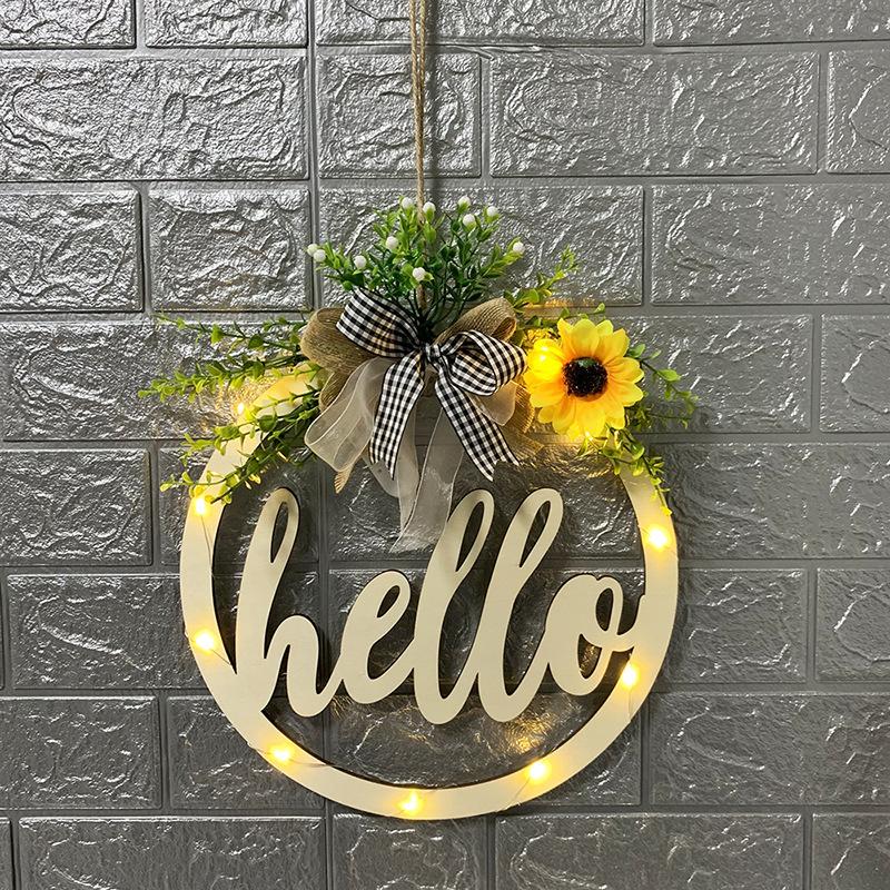 "Welcome" och "Hello" krans - Midsommarnatt