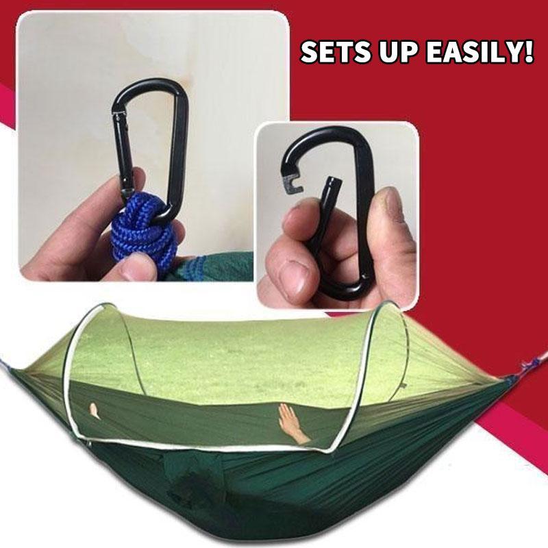 Camping nätad hängmatta