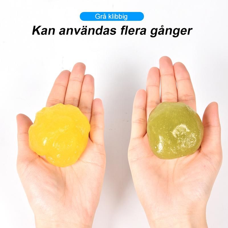 Rengöringsgel för bil, 2-pack