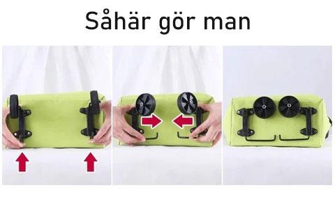 Shoppingväska med hjul | EKO-vänlig