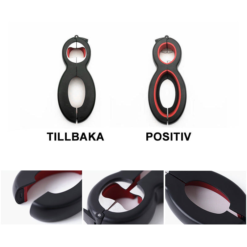 6 i 1 multifunktionell flasköppnare