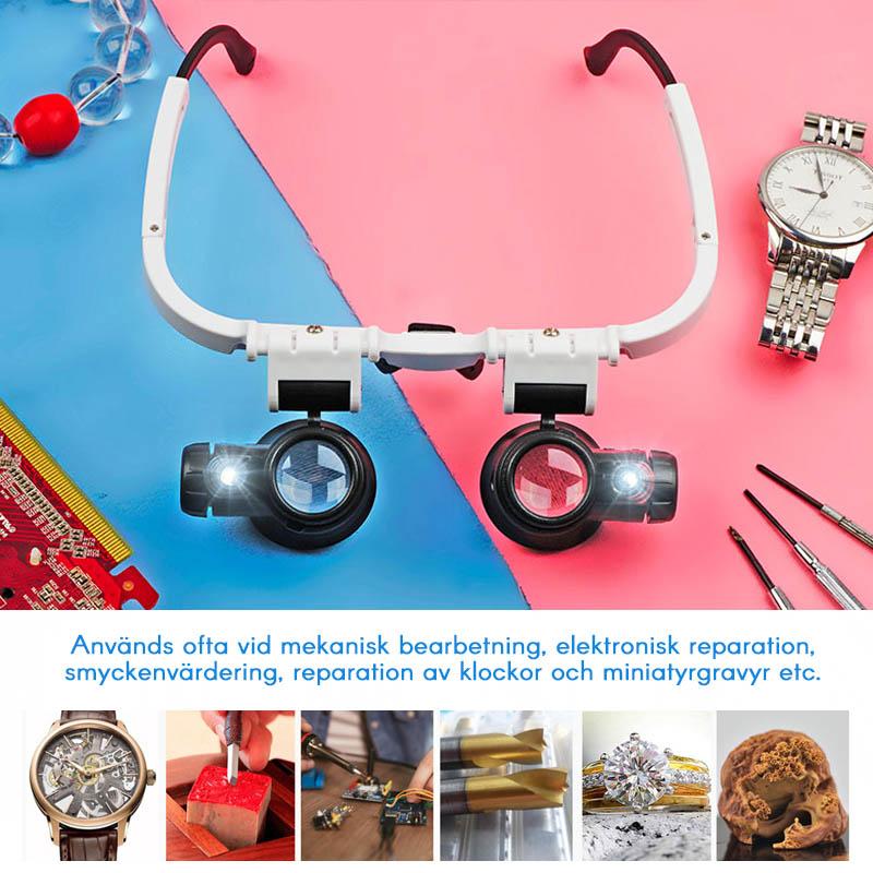 LED-Förstoringsglasögon