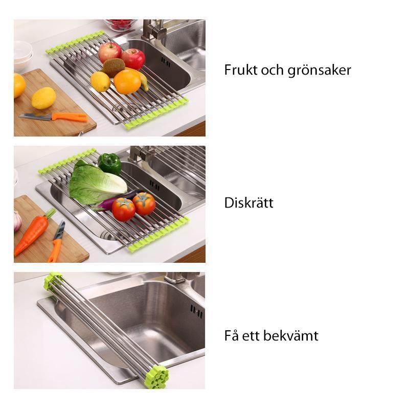 Diskställ | Rostfritt stål | Rullbar