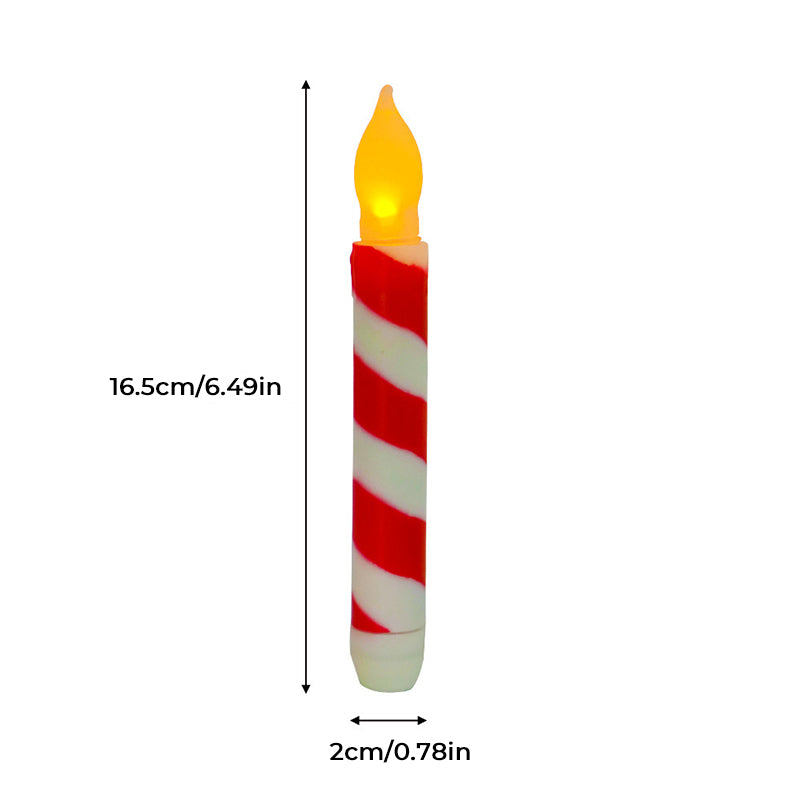Juldekoration levande ljus(6 st)