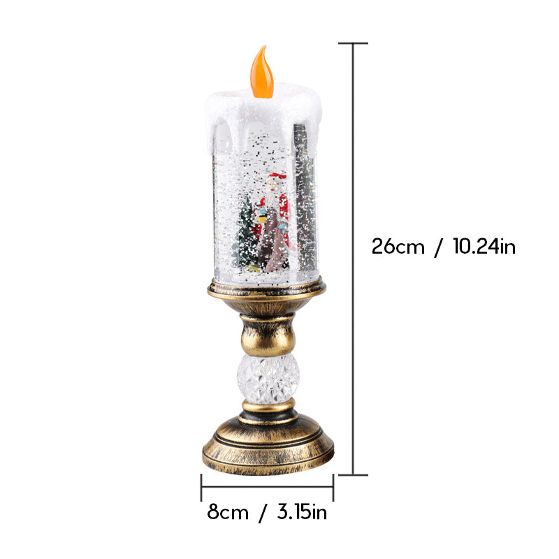 Jul kristall speldosa ljus