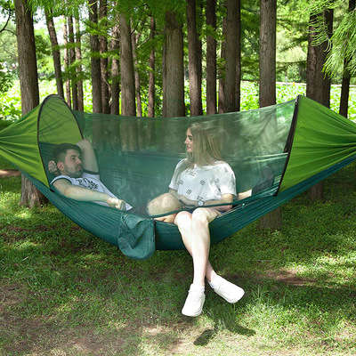 Camping nätad hängmatta