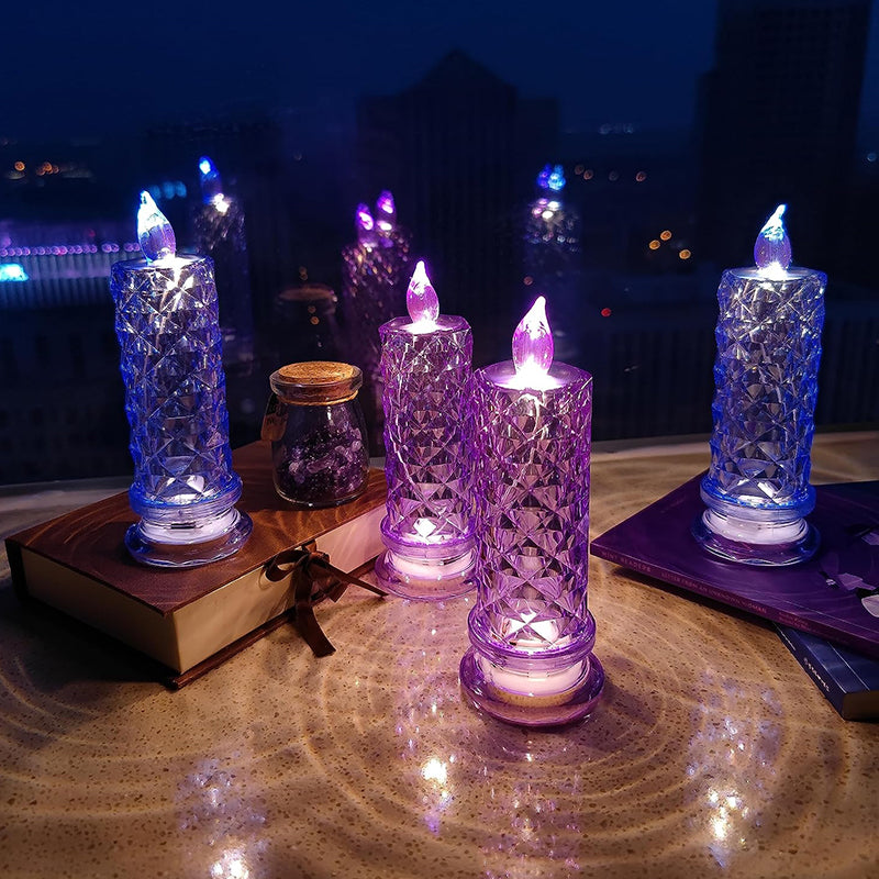Rose Shadow LED flamlöst ljus