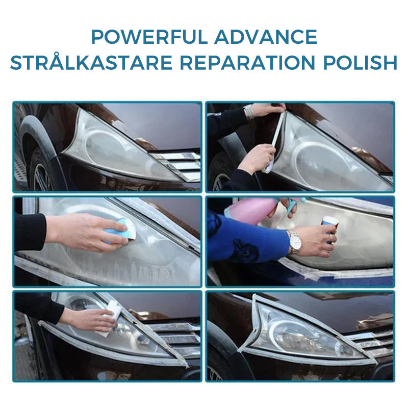Kraftfull Advance strålkastarreparatör