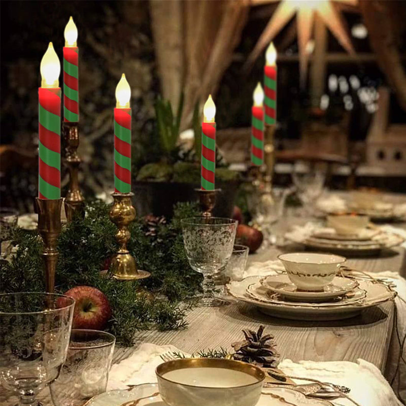 Juldekoration levande ljus(6 st)