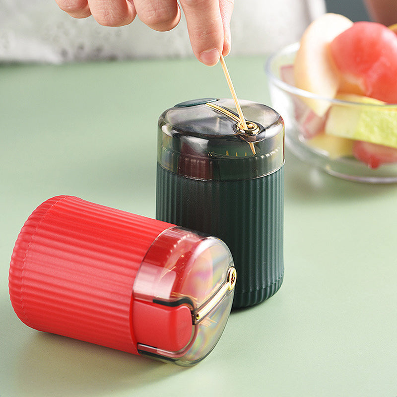 Pop-up automatisk tandpetare dispenser