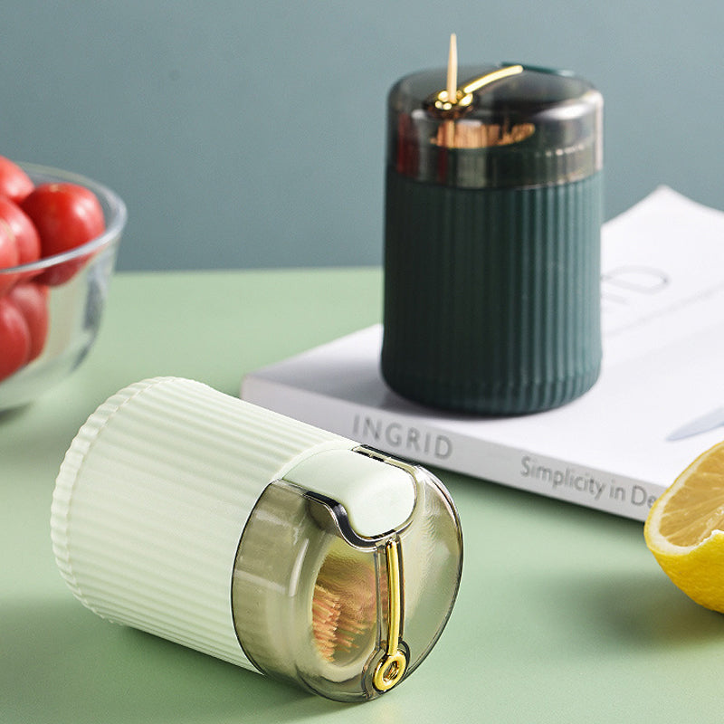 Pop-up automatisk tandpetare dispenser