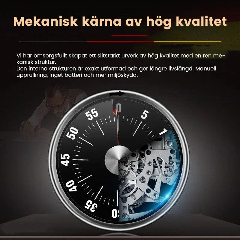 Magnetiska mekaniska manuella timern