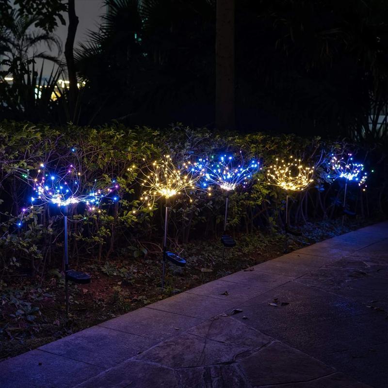 Solcell Fyrverkeri Lampa