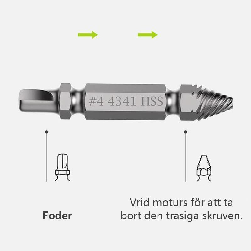 Skruvutdragarsats (4st / 5st / 6st)