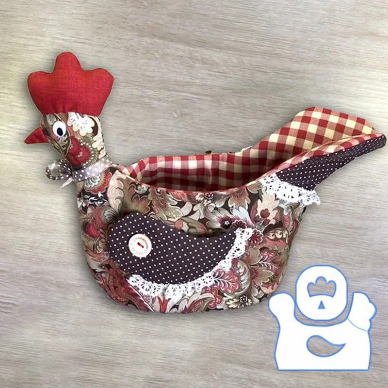 DIY söt äggkorg malluppsättning