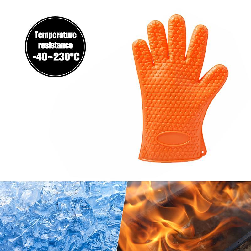 Värmebeständiga silikonhandskar