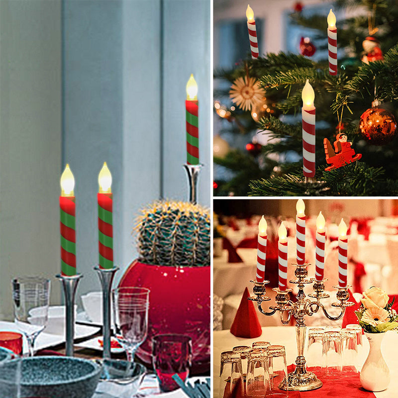 Juldekoration levande ljus(6 st)
