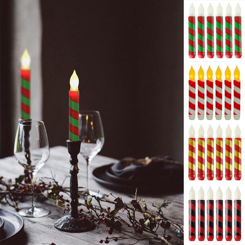 Juldekoration levande ljus(6 st)