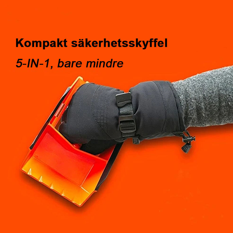 Flerfunktions snöskyffel