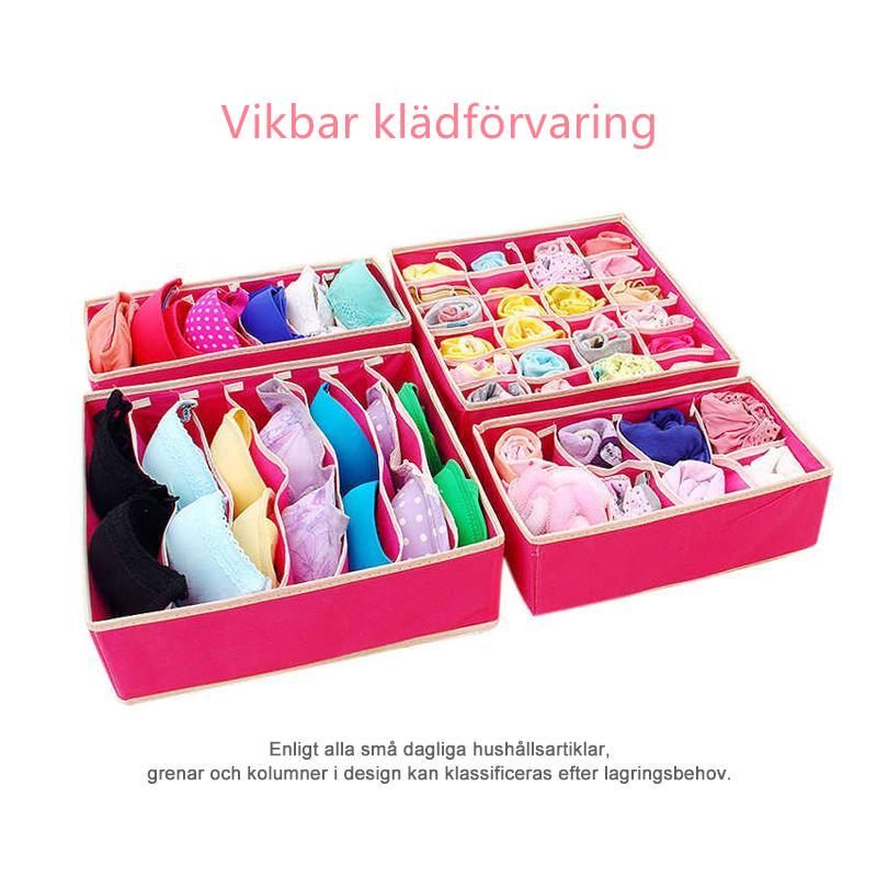Vikbar Klädförvaring ( 4 styck)