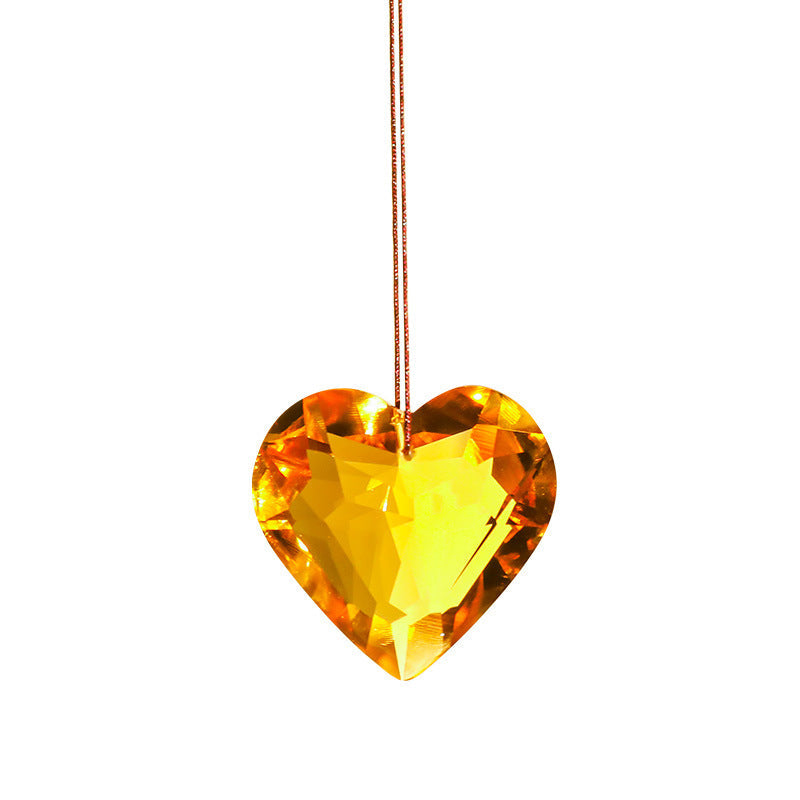 Suncatcher Prism Hantverk hängande hjärta