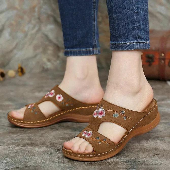 Handgjorda casual dam sandaler