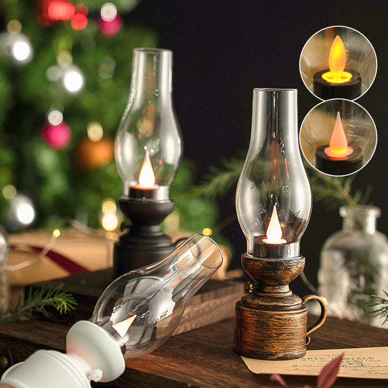 Jul retro glödande elektronisk fotogenlampa dekoration