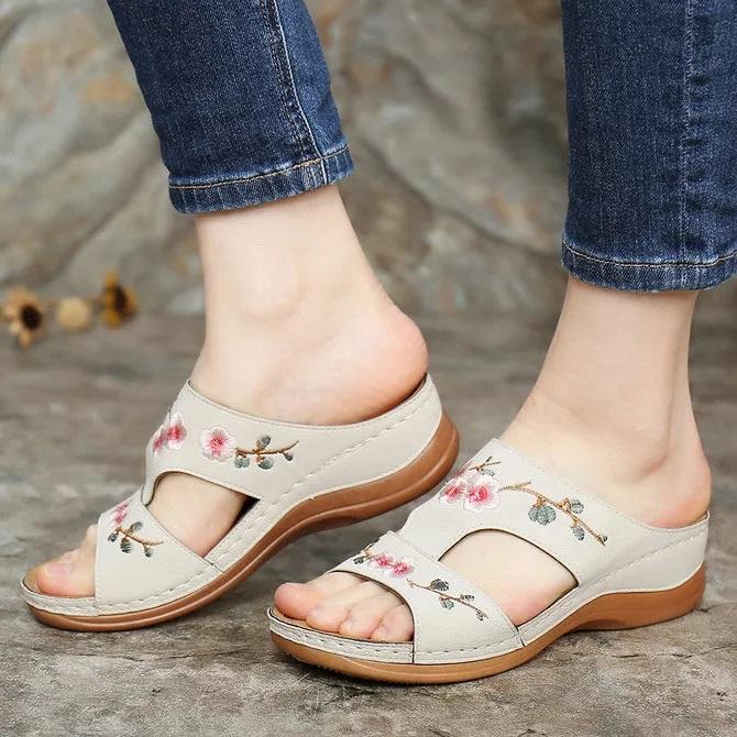 Handgjorda casual dam sandaler